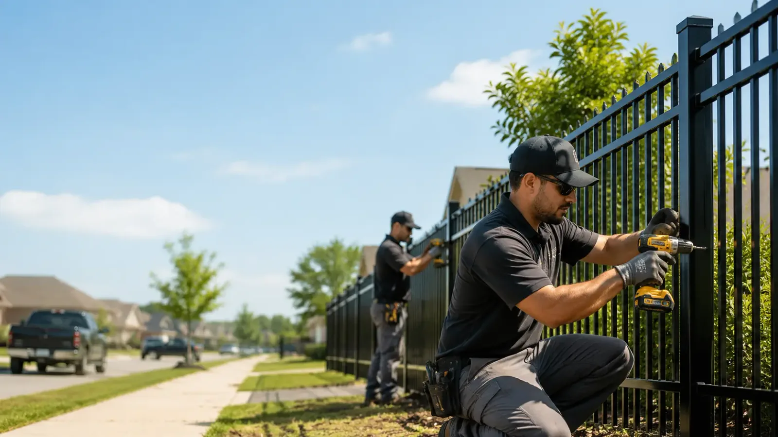 Metal Fence Installation in Reno, OH